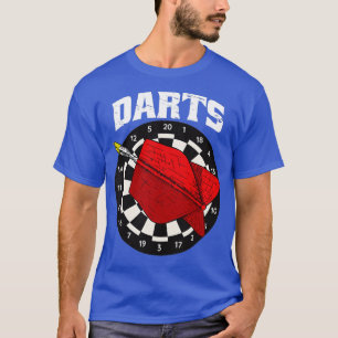 T-shirt Jersey fléchettes pour dart player avec dart et da