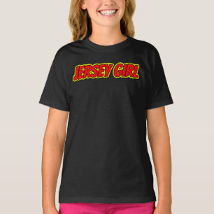 T-shirt Jersey rouge et jaune fille