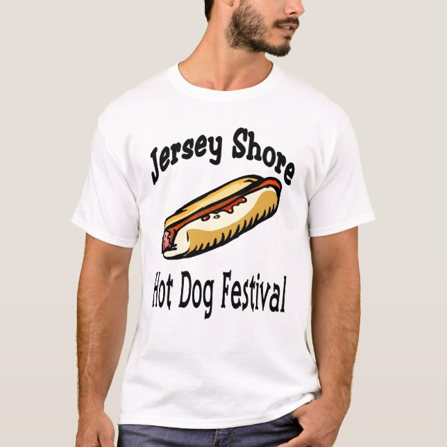 T-shirt Jersey Shore Hot Dog Fest (Devant)