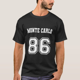 T-shirt Jersey Style Monte Carlo 86 1986 Old School Muscle