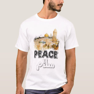 T-shirt Jérusalem Al Quds Paix Justice et Liberté