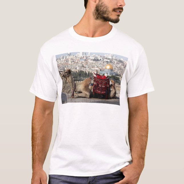 T-shirt Jérusalem, monde des colos, Ville Sainte (Devant)