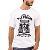 J'essaie d'être une personne gentille Raton laveur