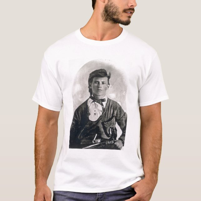 T-shirt Jesse Woodson James (photo de b/w) (Devant)