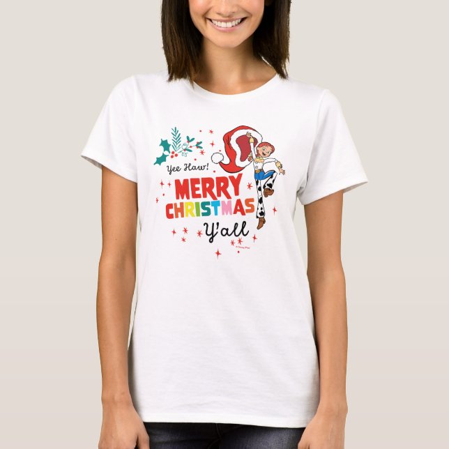 T-shirt Jessie | Joyeux Noël Y'all (Devant)