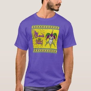 T-shirt Jester Mask Mardi Gras Arlequin