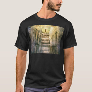 T-shirt Jésus à la résurrection vide de Pâques de tomb