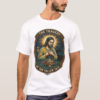 T-shirt Jésus a lâché la nourriture de rue de tacos de nui
