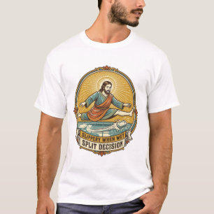 T-shirt Jésus a laissé tomber du savon mouillé en glissant