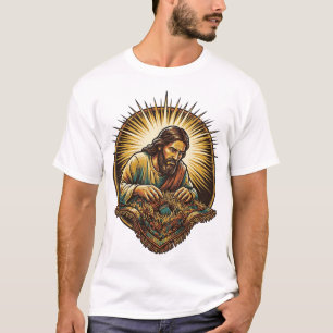 T-shirt Jésus a laissé tomber une petite carte SD Perdue T