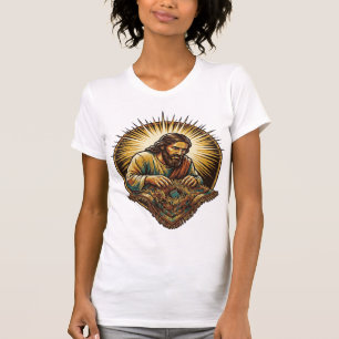 T-shirt Jésus a laissé tomber une petite carte SD Perdue T