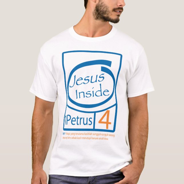 T-shirt Jésus-à l'intérieur de (Devant)