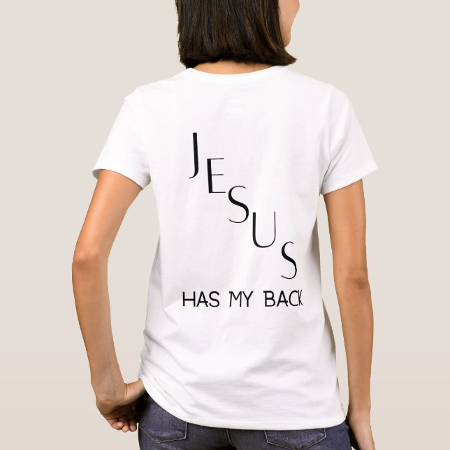 T-shirt Jésus a mon dos (Dos)