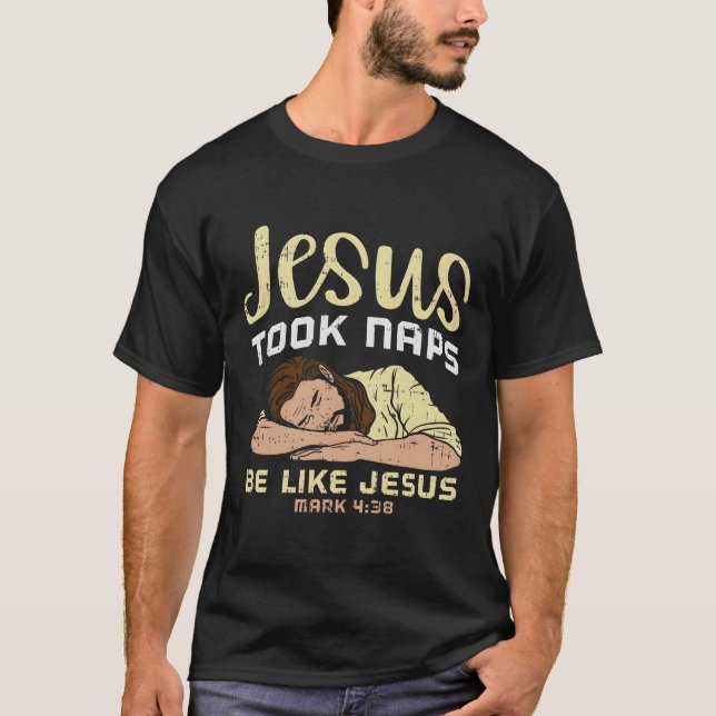T-shirt Jésus A Pris Des Sièges Comme Jésus T-Chemise (Devant)