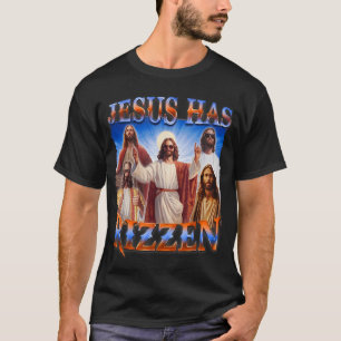 T-shirt Jésus A Rizzen - Il Est Rizzen Jésus Rizz