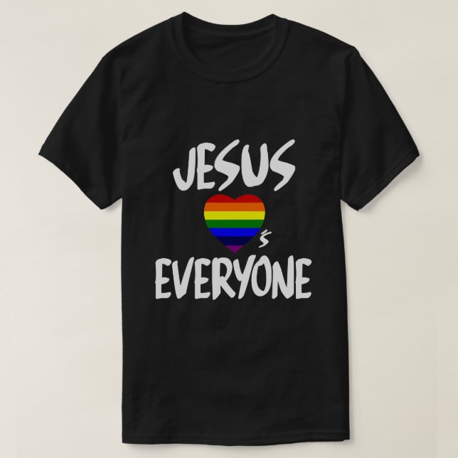 T-SHIRT JÉSUS AIME CHACUN (Design devant)