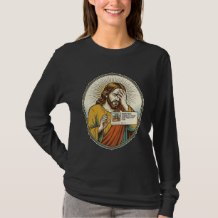 T-shirt Jésus ajouté à l'histoire au lieu d'un message dir