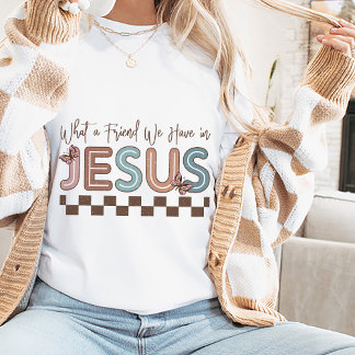 T-shirt Jésus Ami Religieux Foi Chrétienne