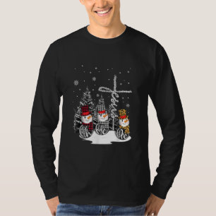 T-shirt Jésus amour   Jesus Faith Hope Love Snowman