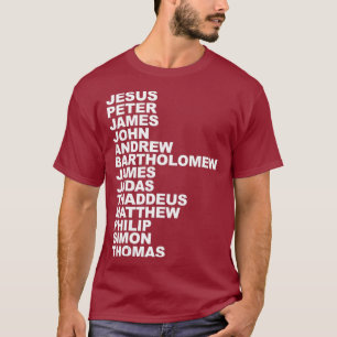 T-shirt Jésus Apôtres Jésus et les douze disciples