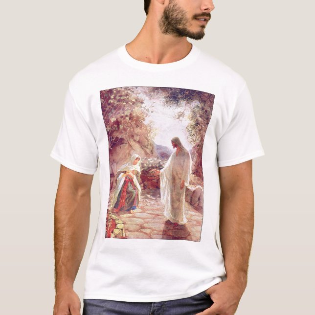 T-shirt Jésus apparaît à Mary Magdalene (Devant)