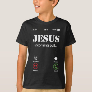 T-shirt Jésus Appelle La Foi Chrétienne