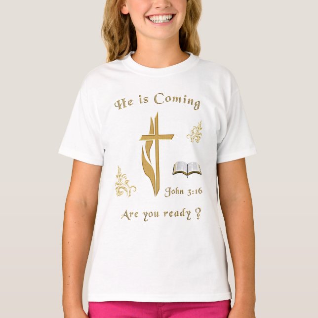 T-shirt Jésus arrive (Devant)