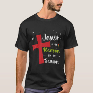 T-shirt Jésus Avec Icône Croix Est La Raison De La Saison