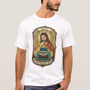 T-shirt Jésus Bac à Papier de l'Imprimante Vide Travail de