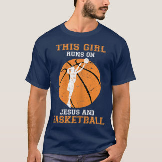 T-shirt Jésus Basketball dit des cadeaux chrétiens Ado fil