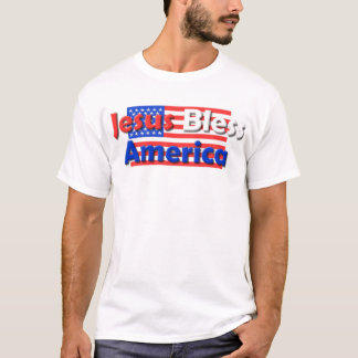 T-shirt Jésus bénissent l'Amérique