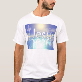 T-shirt Jésus bleu