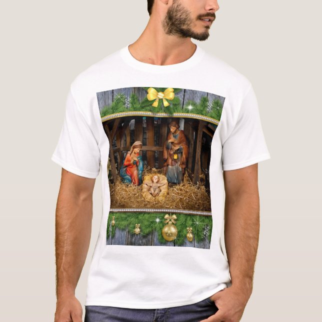 T-shirt Jesus born (Devant)