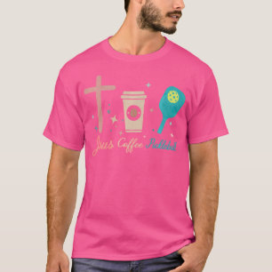 T-shirt Jesus Café Pickleball Christian Funny Pickleball
