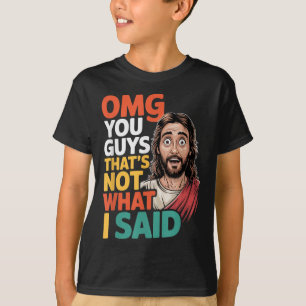 T-shirt Jésus Ce N'est Pas Ce Que Dieu Religieux Chrétien