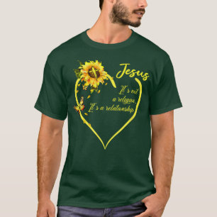 T-shirt Jésus Ce n'est pas une religion C'est une relation