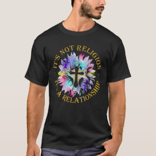 T-shirt Jésus Ce n'est pas une religion C'est une relation