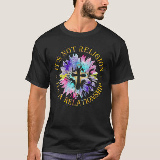 T-shirt Jésus Ce n'est pas une religion C'est une relation