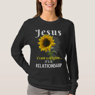 T-shirt Jésus Ce n'est pas une religion C'est une relation