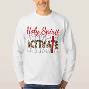 T-shirt Jésus Chrétiens Saint-Esprit Activer moi religieux