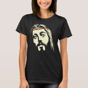 T-shirt Jésus Christ Crucifix Crucifié Couronne de Pâques