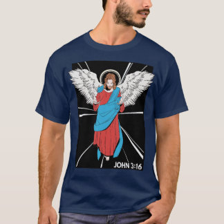 T-shirt Jésus Christ Jean 316 Verse de la Bible Louange le