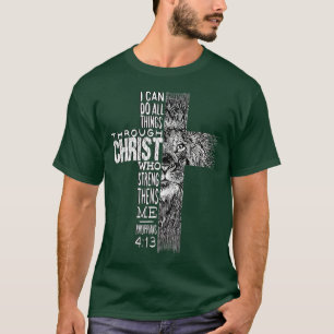 T-shirt Jésus-Christ Lion de Tribe Juda Croix Lion de 