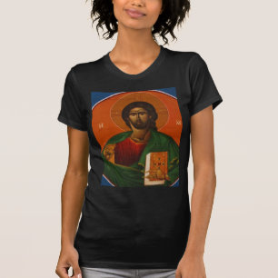 T-SHIRT JÉSUS-CHRIST ORTHODOXE GREC D'ICÔNE