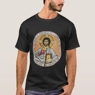 T-shirt Jésus-Christ Pantocrator Art iconographique byzant
