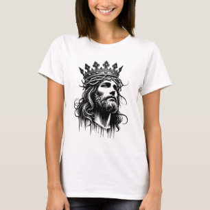 T-shirt Jésus Christ portant les rois illustration de la c
