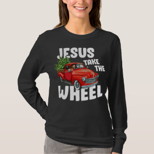 T-shirt Jésus Christ Prenez La Roue Camion Rouge Noël Ch