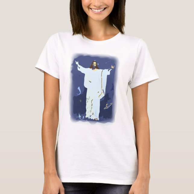 T-shirt jésus christ religieux christian (Devant)