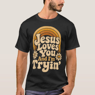 T-shirt Jésus-Christ T'Aime Et JE SUIS