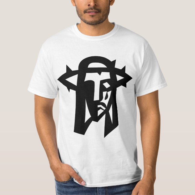 T-shirt Jésus-Couronne d'épines (Devant)
